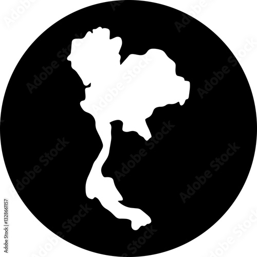 thailand thai element silhouette doodle