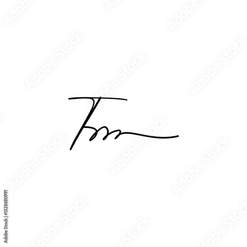 Hand Written Manual Signature for Document