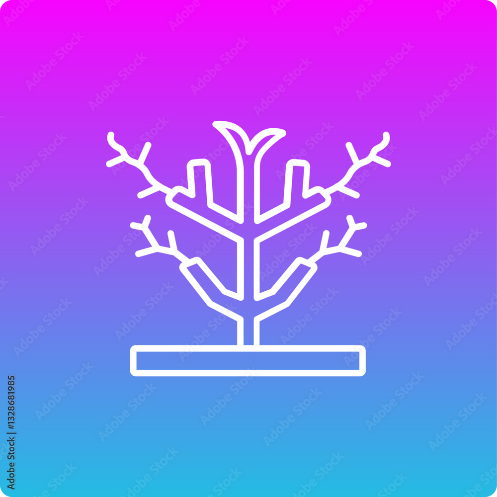 Obraz premium Dry Tree Icon
