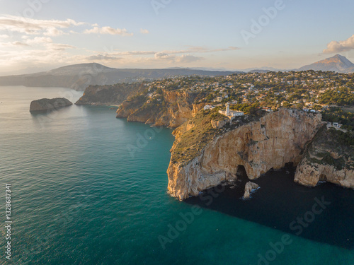 Faro del Cabo de la Nao en Javea, Alicante, Comunidad Valenciana