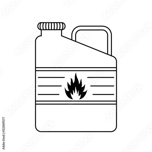 Flammable Fuel Canister, Wa...