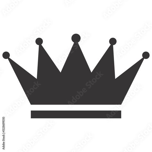 Royal Crown Vector Icon Illustration