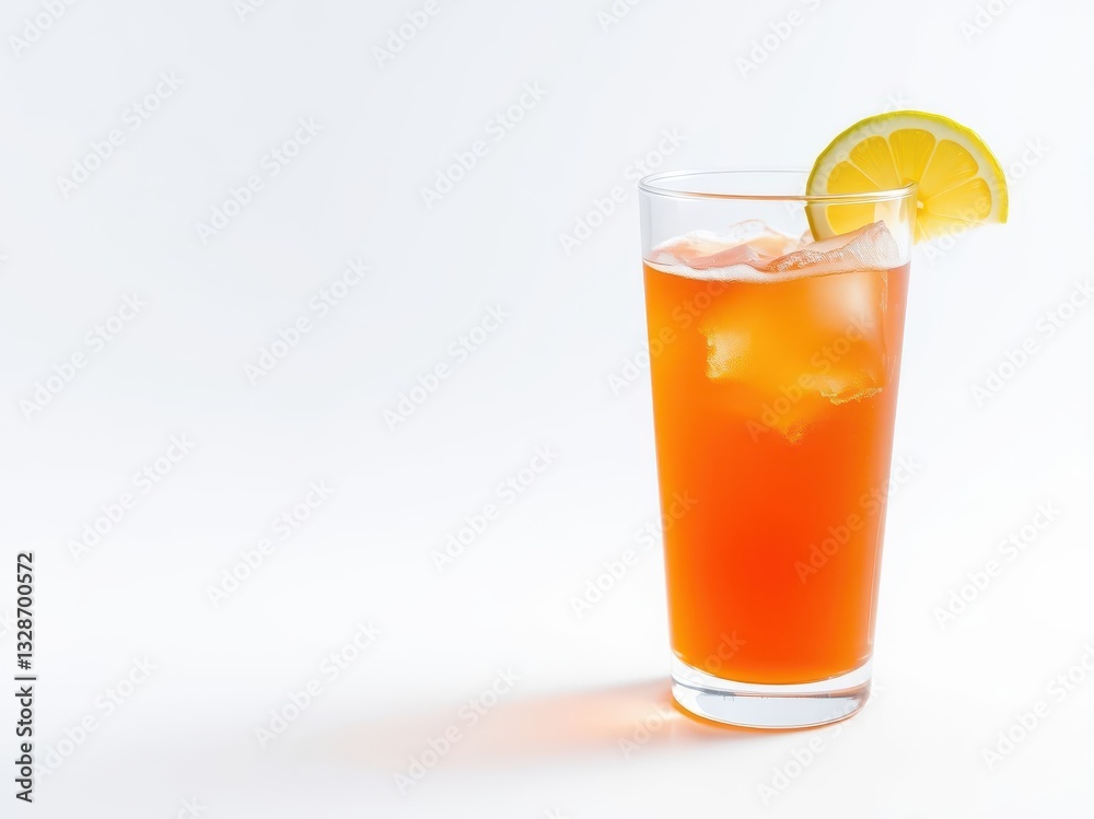 Refreshing Iced Tea with Lemon Slice Refreshing Iced Tea with Lemon Slice