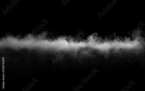 smoke on black background