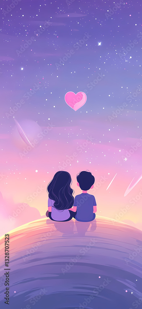 A romantic encounter under the stars A romantic encounter under the stars