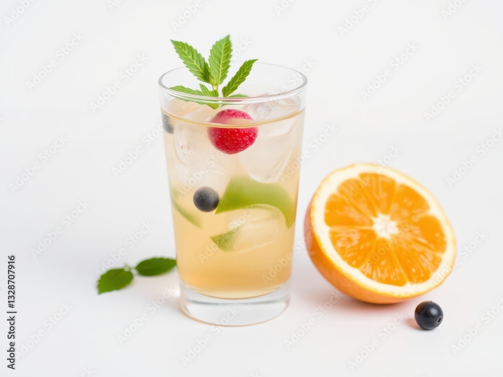 Refreshing Summer Berry Iced Tea Drink Refreshing Summer Berry Iced Tea Drink