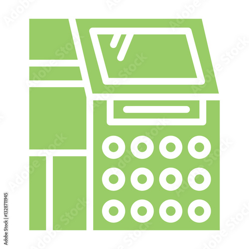 Vector Design Atm Machine Icon Style