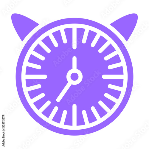 Vector Design 24 Hours Icon Style