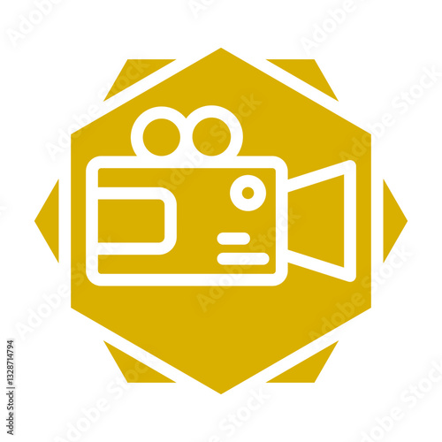 Vector Design Video Camera Icon Style