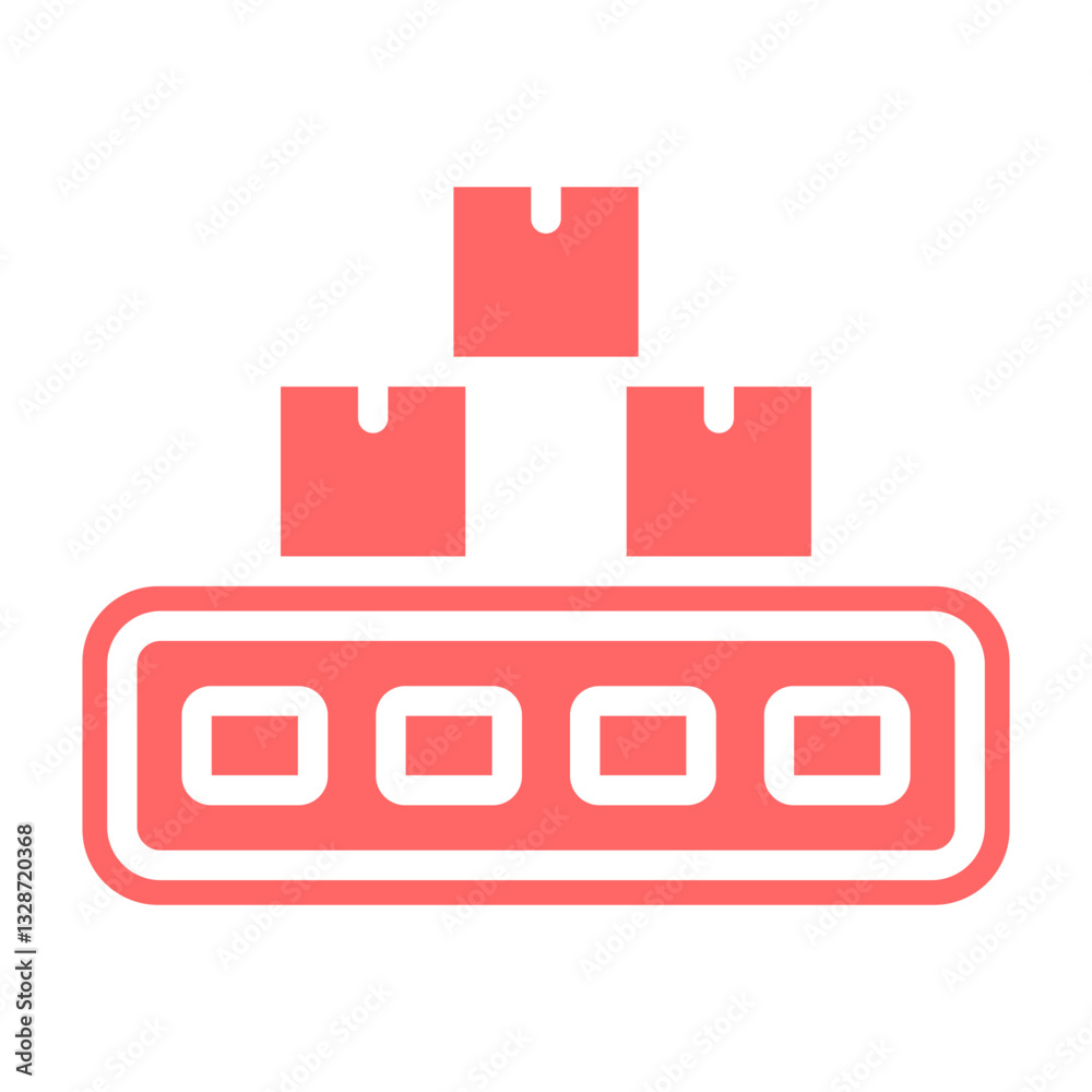 Conveyor Belt Vector Design Icon Style Conveyor Belt Vector Design Icon Style