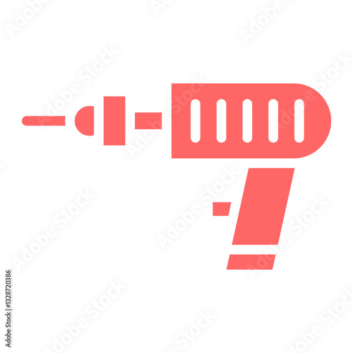 Pneumatic Drill Vector Design Icon Style