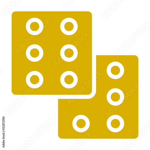 Dice Vector Design Icon Style