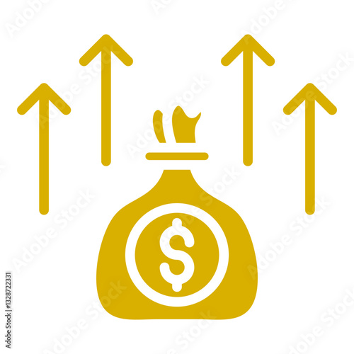 Profit Vector Design Icon Style