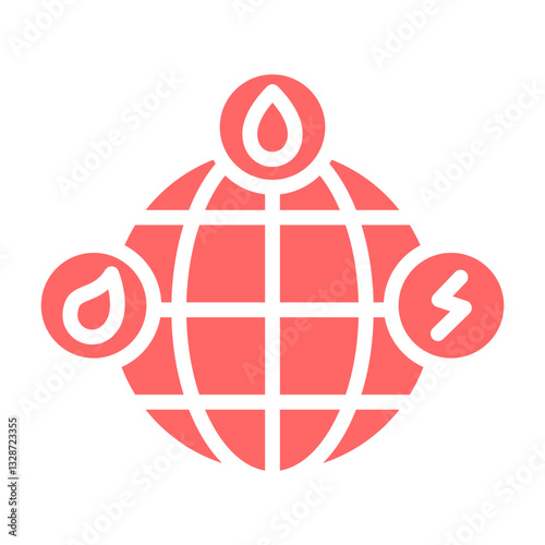 Renewable Resources Vector Design Icon Style