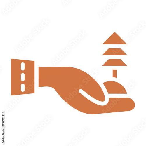 Green Living Vector Design Icon Style