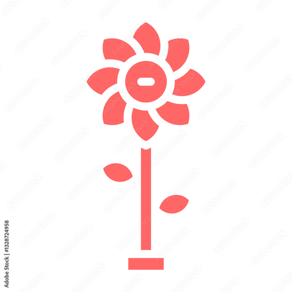 Virtual Flowers Vector Design Icon Style Virtual Flowers Vector Design Icon Style