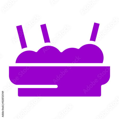 Hummus Vector Design Icon Style