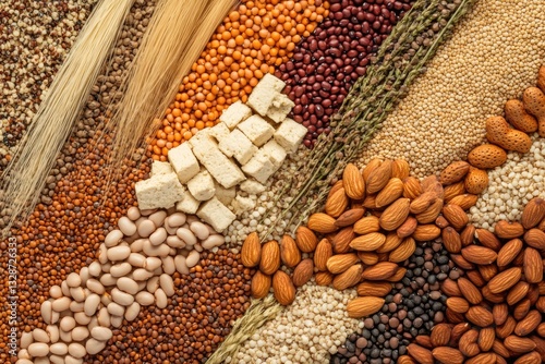 Exploring Diverse Vegan Protein Sources With Quinoa, Beans, Nuts, and Seeds for Healthy Meals