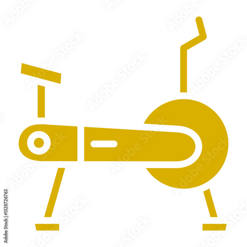 Exercise Bike Vector Design Icon Style