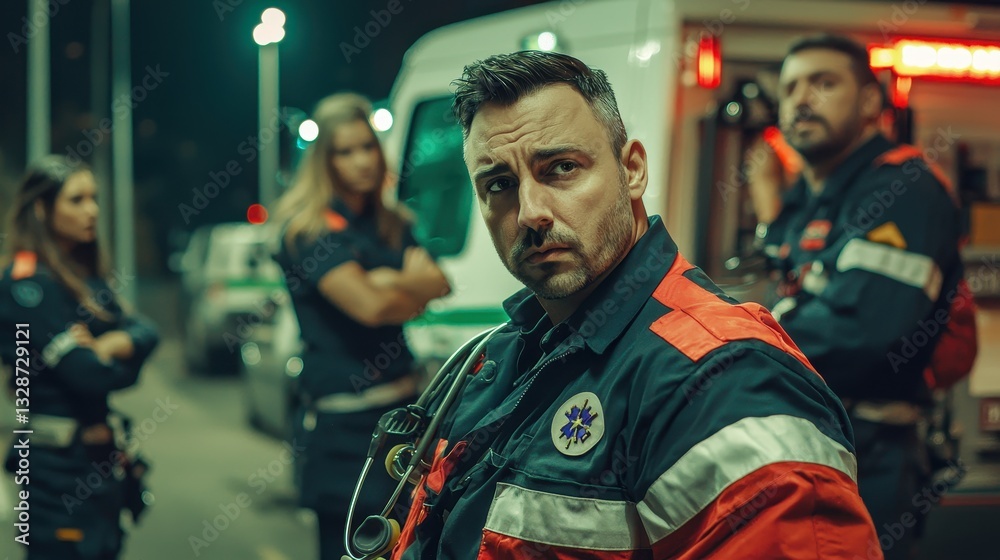 Paramedic Team Engages in Urban Emergency Response Paramedic Team Engages in Urban Emergency Response