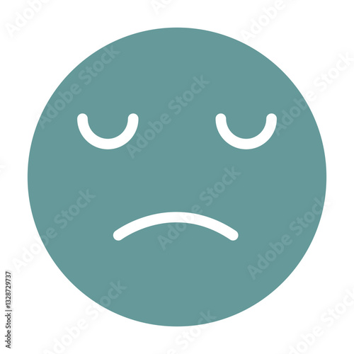 Vector Design Upset Icon Style