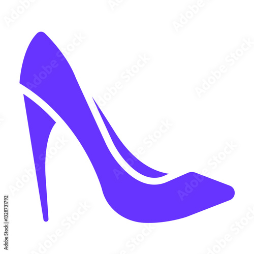 Vector Design High Heels Icon Style