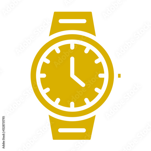 Vector Design Wristwatch Icon Style