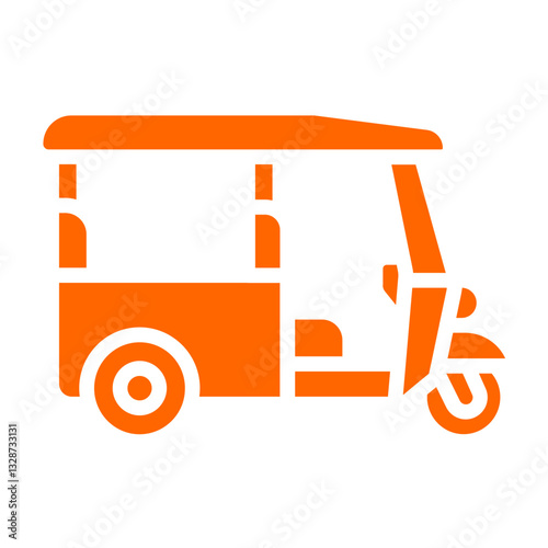Vector Design Tuk Tuk Icon Style