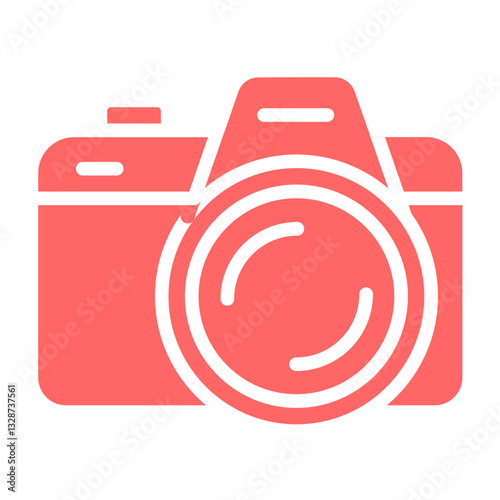 Vector Design Dslr Camera Icon Style