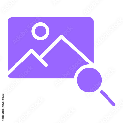 Vector Design Search Image Icon Style