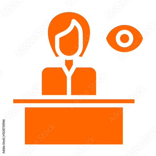 Vector Design Witness Icon Style