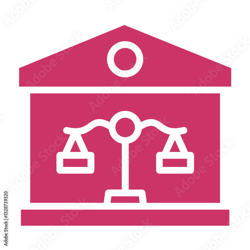 Vector Design Property Law Icon Style