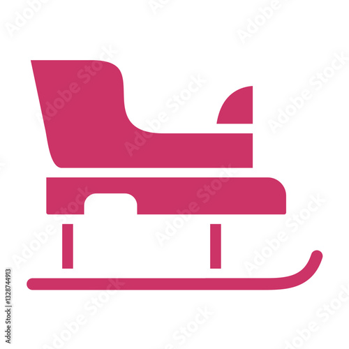 Vector Design Sled Icon Style