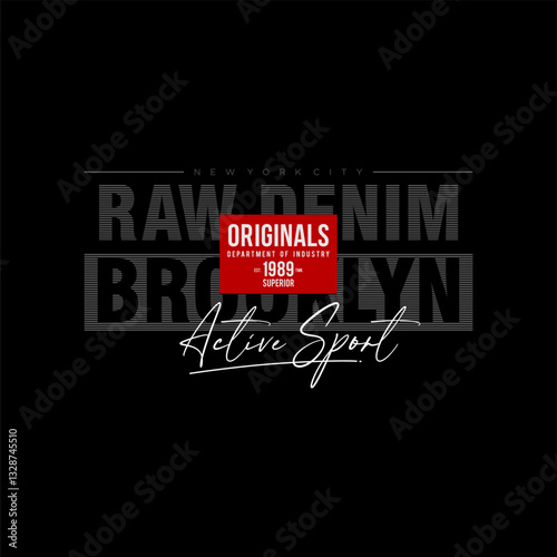original active wear tee shirt design.