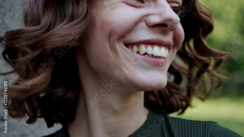 The Joyful Smiling Woman