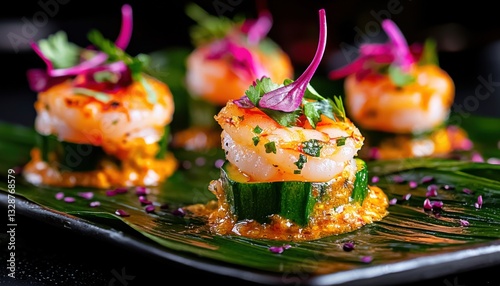 Indulge in the exquisite flavors of Thailand with this delectable Thai shrimp satay recipe, featuring succulent grilled shrimp marinated in a fragrant peanut sauce Served with a refreshing cucumber