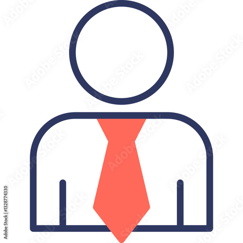 Coaching glyph color icon