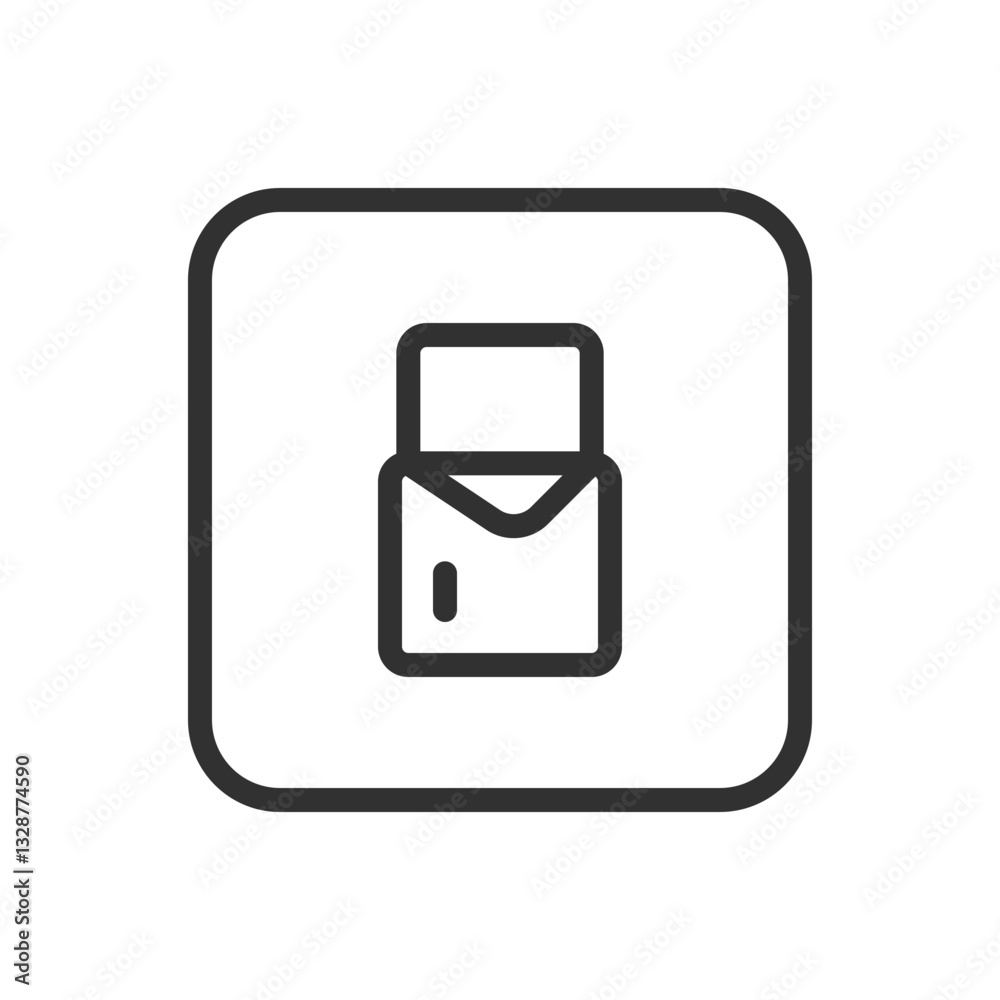 Chocolate Icon - Modern Simple Flat Vector for Web and Mobile Chocolate Icon - Modern Simple Flat Vector for Web and Mobile