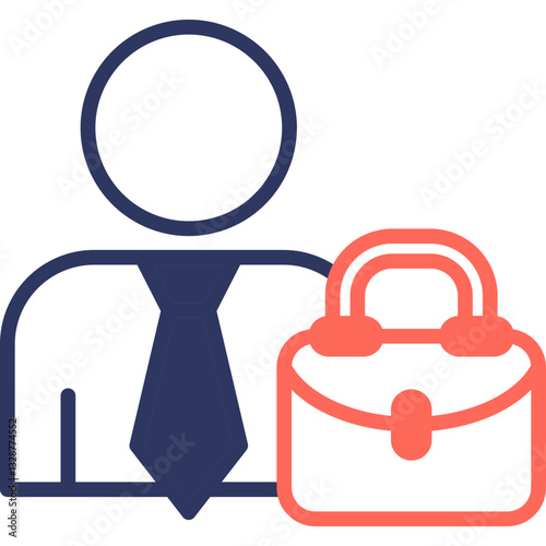 Teacher glyph color icon