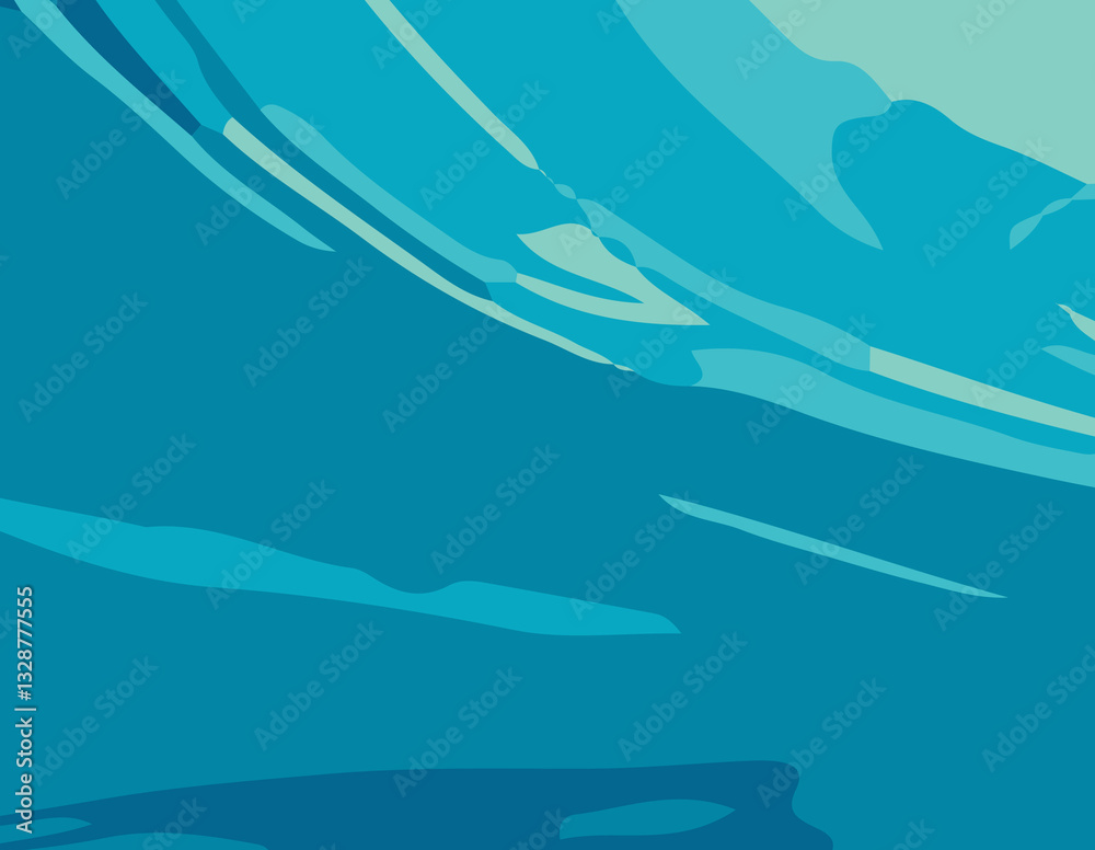 Obraz premium Blue Abstract Background with Smooth Gradient and Soft Textures for Modern Design. Deep Blue Abstract Background with Fluid Motion and Artistic Swirls for Aesthetic Appeal. Minimalist Blue Abstract