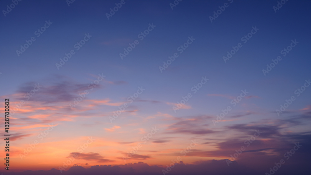 Fototapeta premium sunset dawn sky cloud photo background