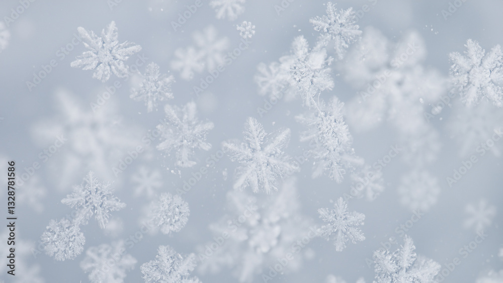 grey realistic snowflake Christmas winter background grey realistic snowflake Christmas winter background