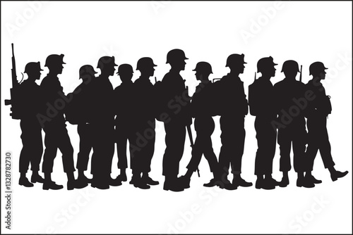 Military Soldier Silhouette Bundle