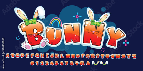 Bunny Orang letters