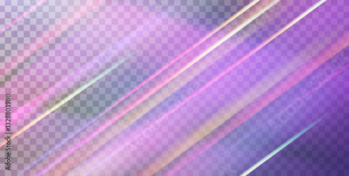Digital Light Veil: A Captivating Abstract Play of Purple, Pink, and Cyan Beams Merging into a Futuristic Haze of Motion, Transparency, and Technological Elegance.