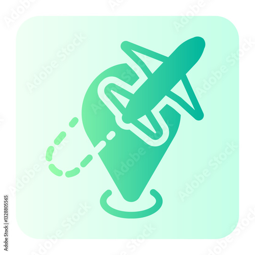 travel gradient icon