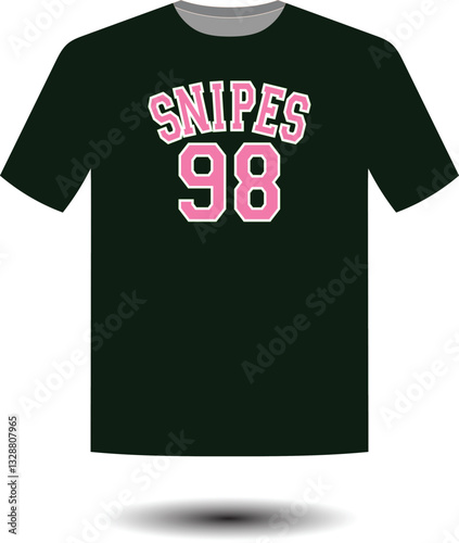 Snips 98 - Bold & Retro T-shirt Design for a Stylish Look