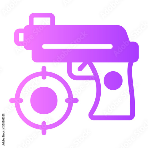 Hunting gradient icon