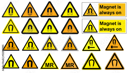 Magnets Warning and Road Signs