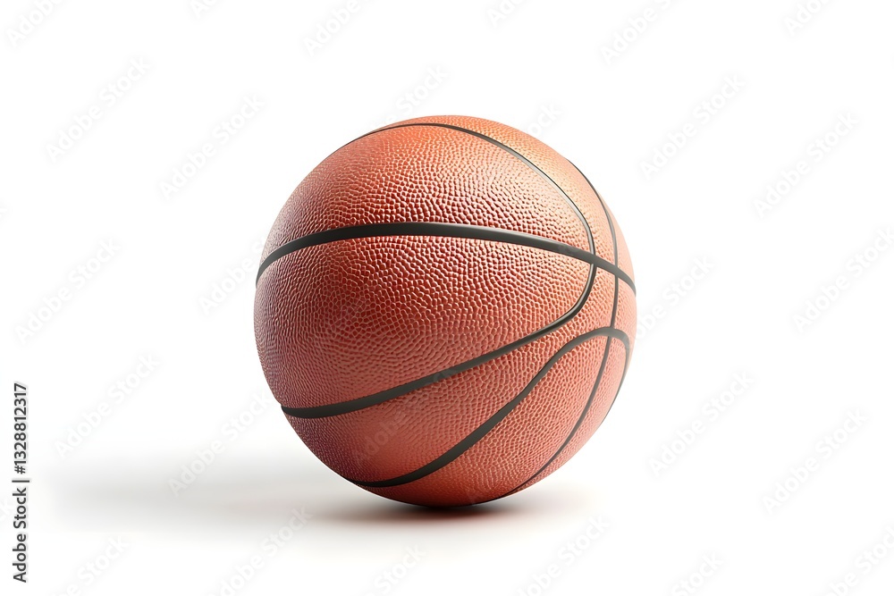 Fototapeta premium Realistic HD 8K Basketball